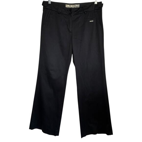 VTG Da-Nang Y2k Wide Leg‎ Pants Womens Size 10 Goth Grunge Silky Rocker Skater - Picture 1 of 13